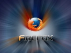 Logo, Firefox, Niebieskie, Promieniste, Tło