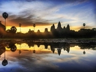 Świątynie, Angkor, Dżungla, Kambodża
