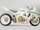 Biały, Motocykl, IRG Hayabusa