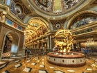 Wnętrze, Hotelu, Weneckiego, Las Vegas, USA