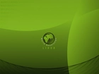 Linux, Świat, Zielone, Tło