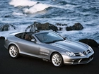 Srebrny, Mercedes Benz SLR McLaren Roadster