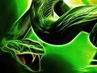Zielony, Wąż, Grafika