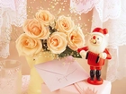 Mikołaj, Święta, List, Róże