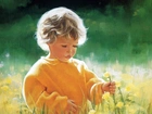 Chłopiec, Kwiaty, Donald Zolan