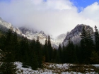 Krajobraz, Góry, Zimą, Tatry