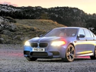 BMW M5, Sedan, Kamienie, Góry