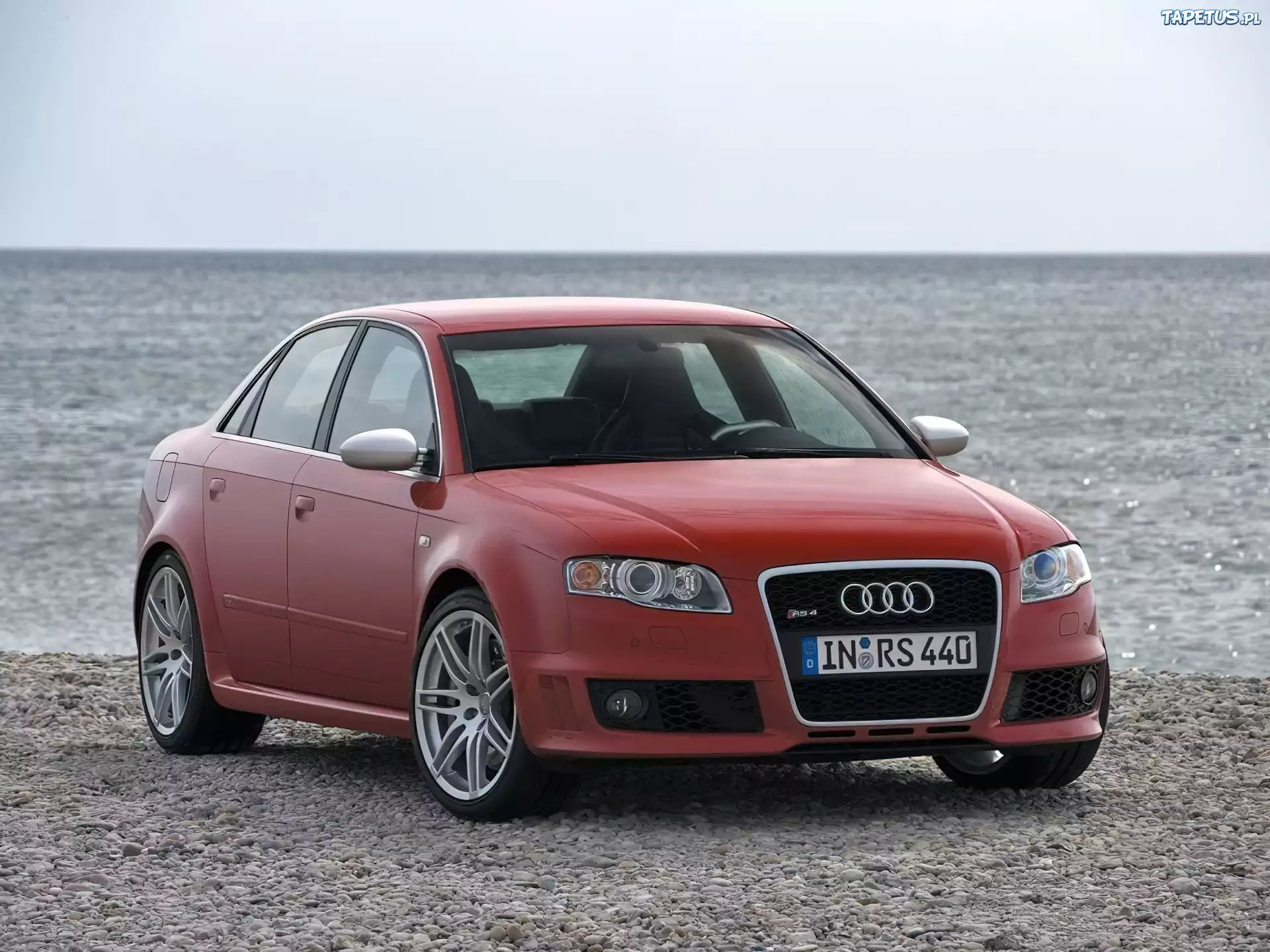 Czerwone, Audi, RS4
