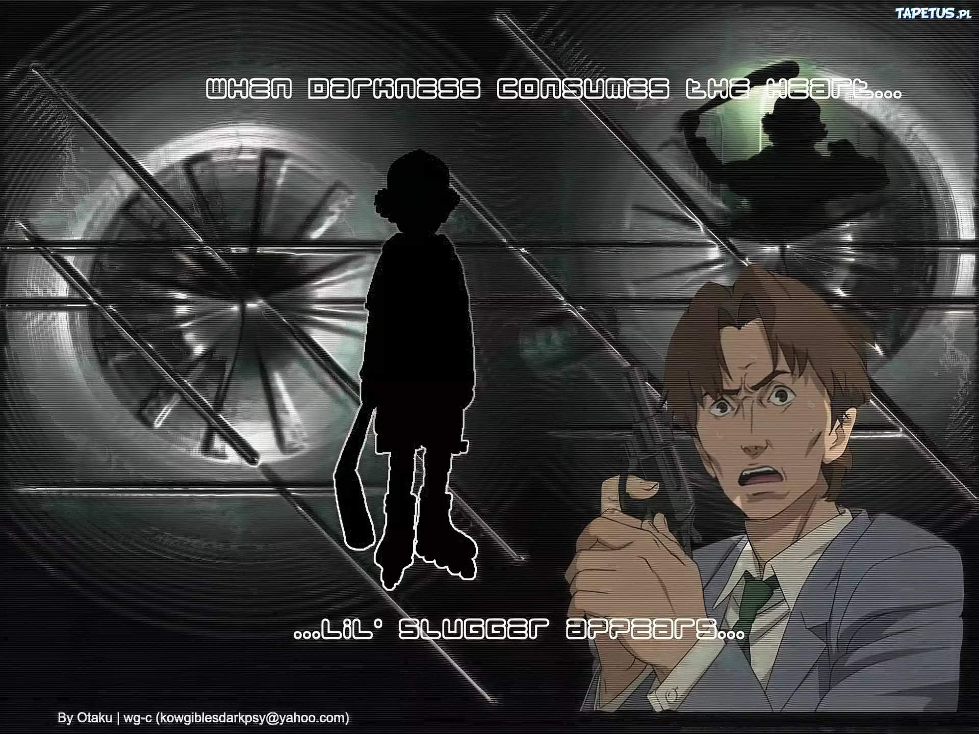 Paranoia Agent, ludzie, facet, gun