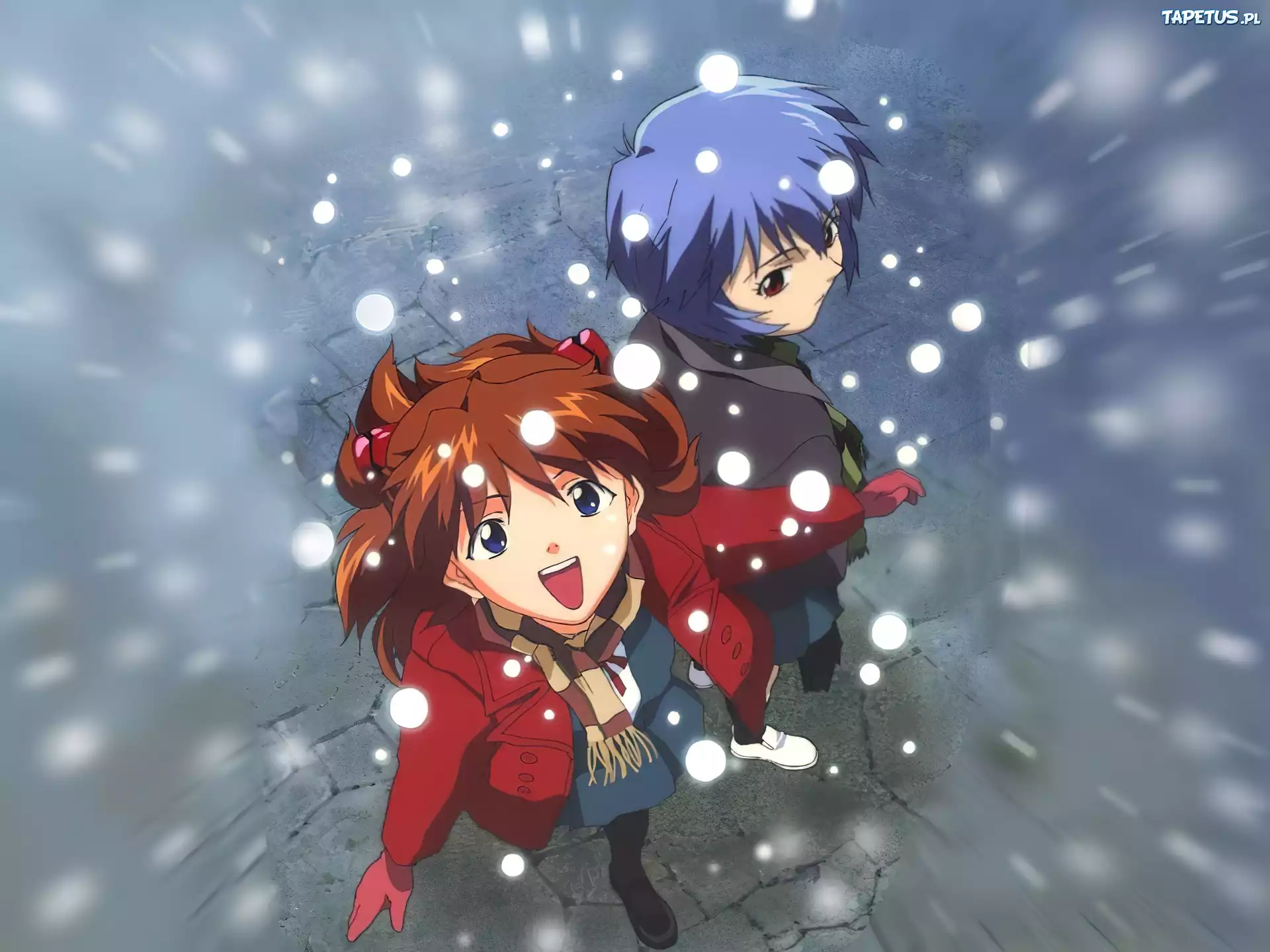 Neon Genesis Evangelion, ludzie, deszcz