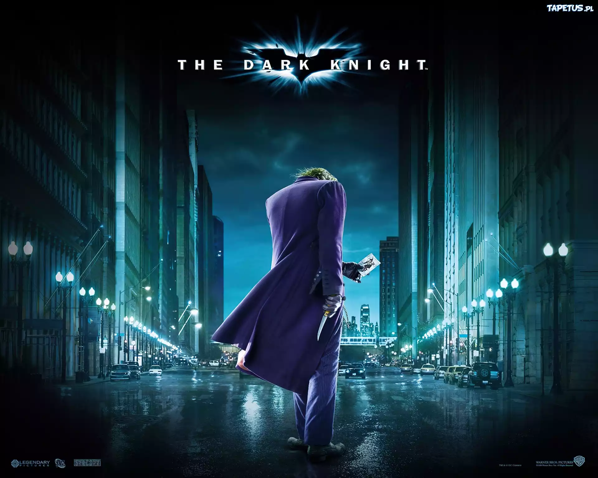Joker, miasto,Batman Dark Knight