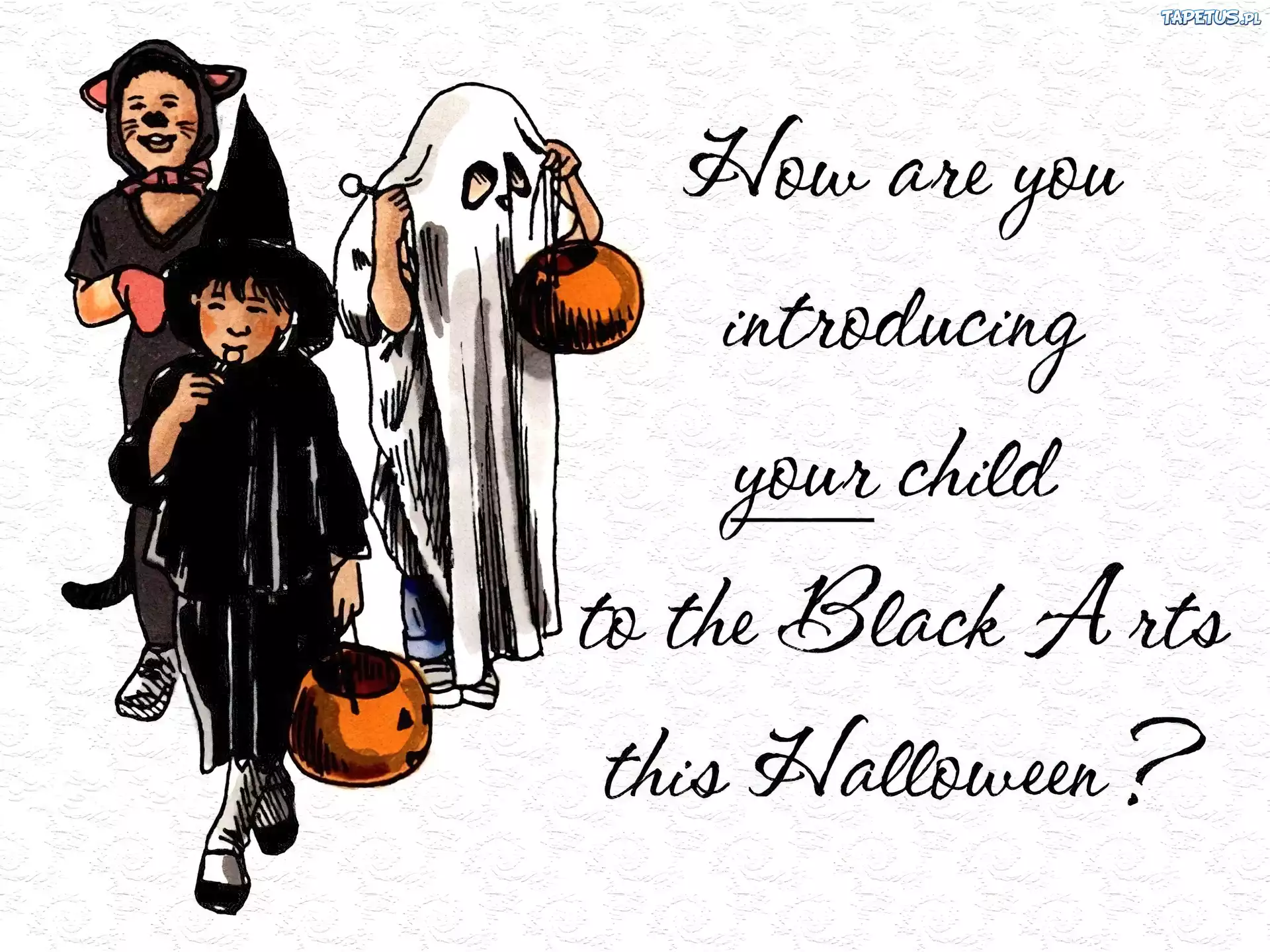 Halloween,przebierańcy