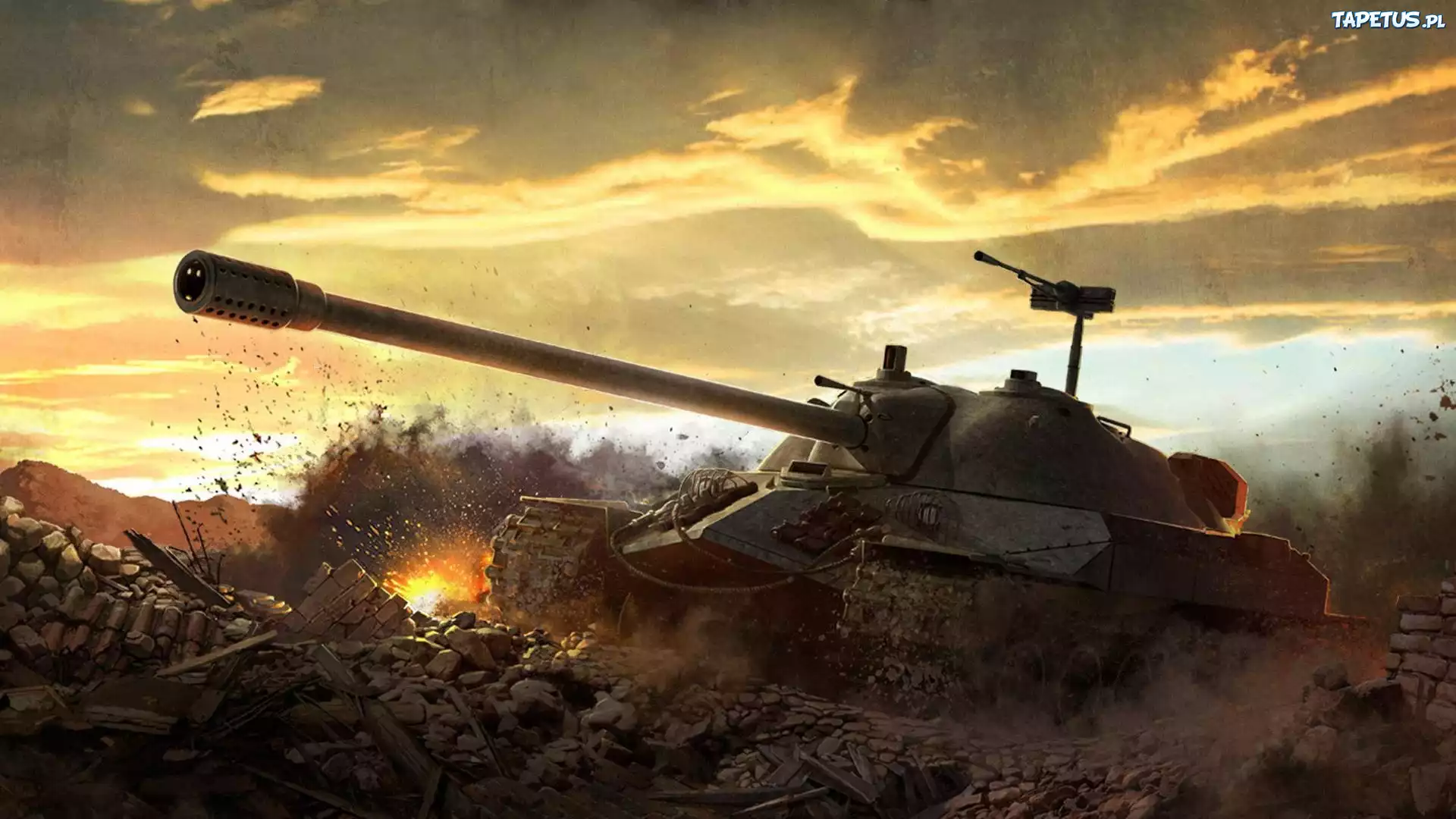 Czołg, IS-7, Wybuchy, Zgliszcza