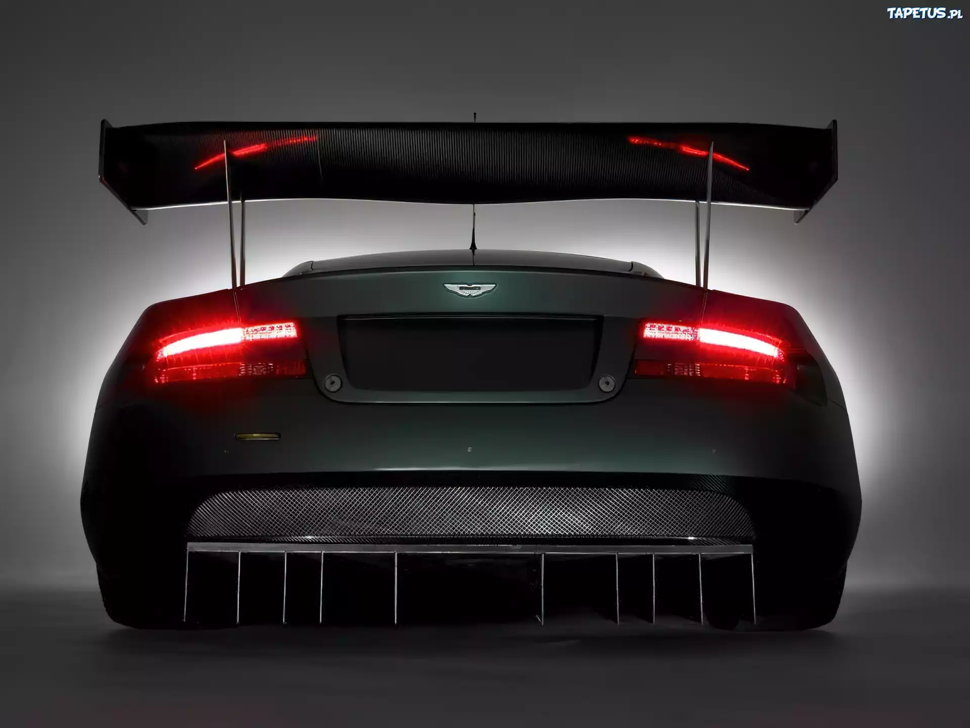 Zielony, DB9, Tył