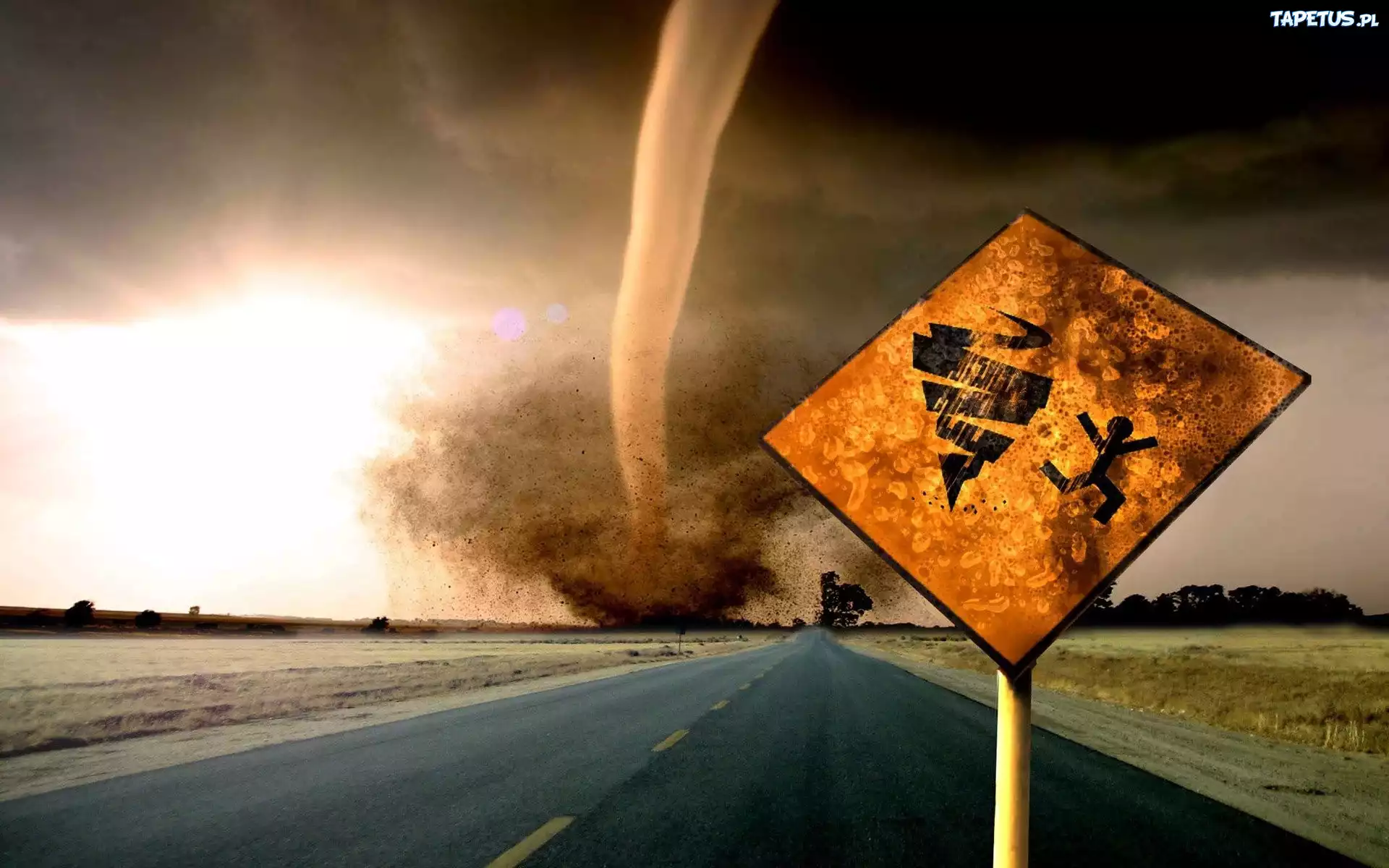 Tornado, Ulica, Znak