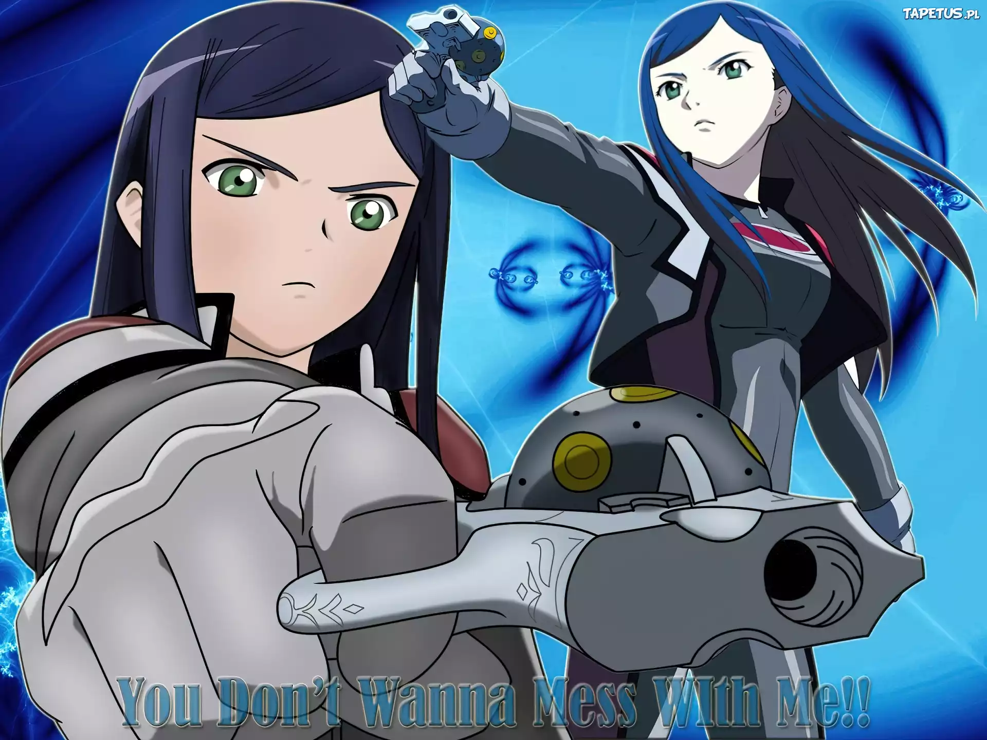 kobiety, pistolet, broń, Mai Hime