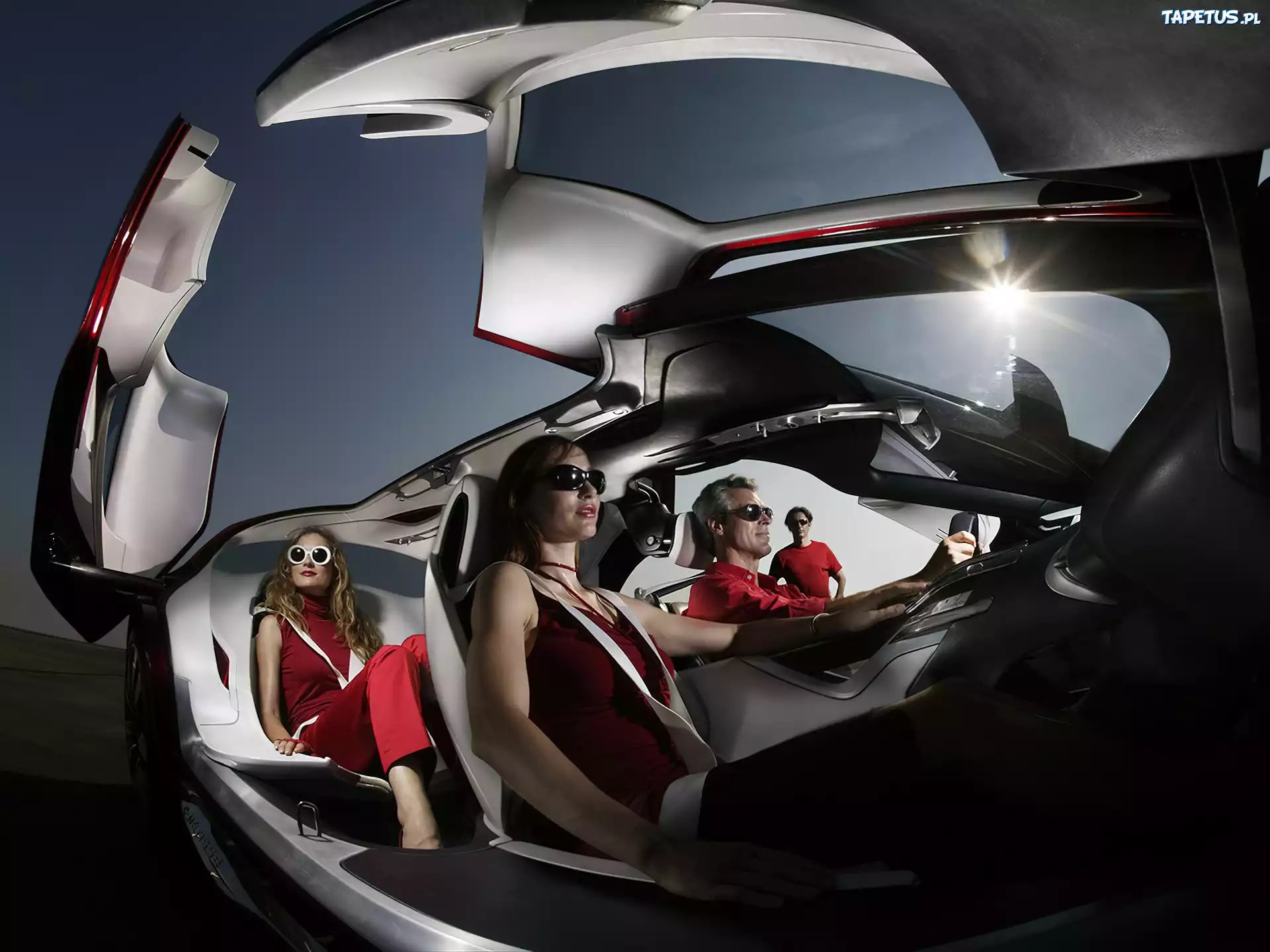 Citroen C-Metisse, Nowoczesne, Wnętrze