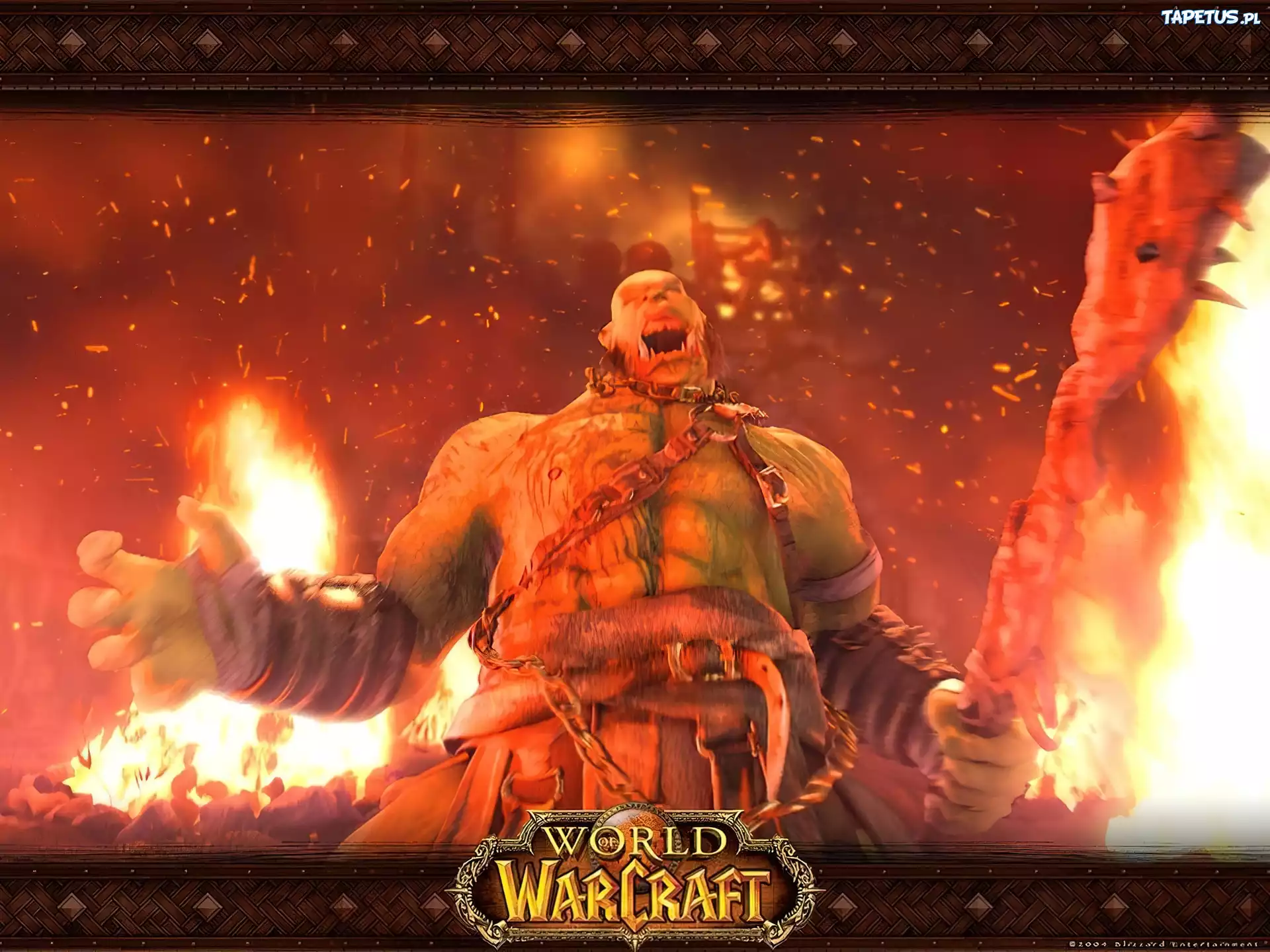 World Of Warcraft, postać, fantasy, ogień