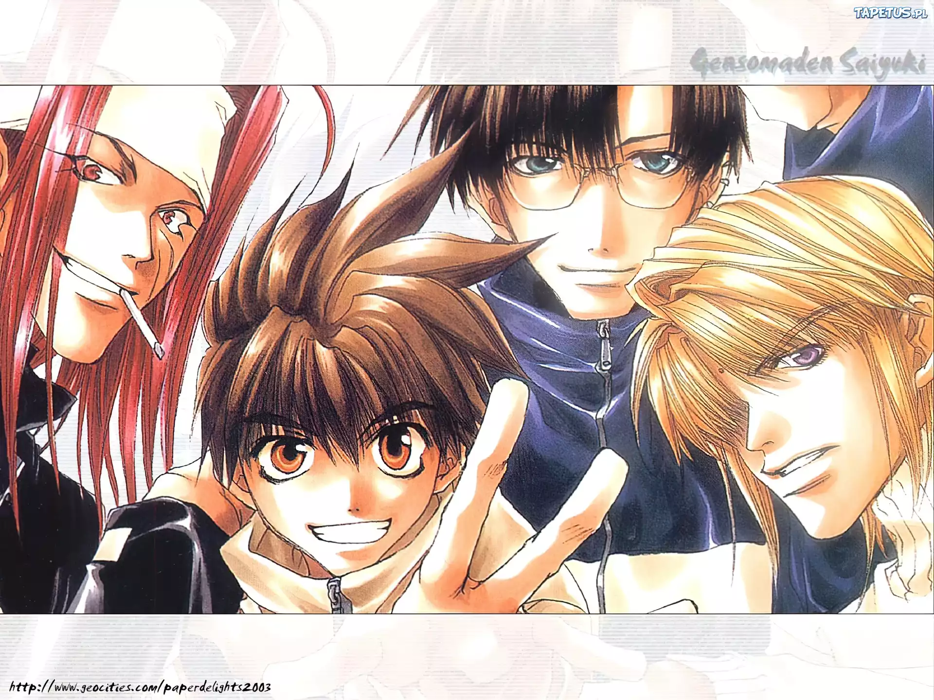 Saiyuki,twarze