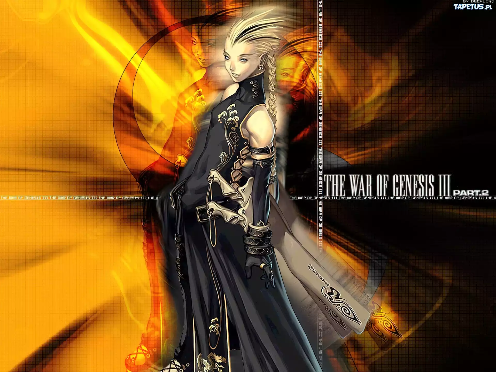 The War Of Genesis 3, kobieta, wojownik, fantasy