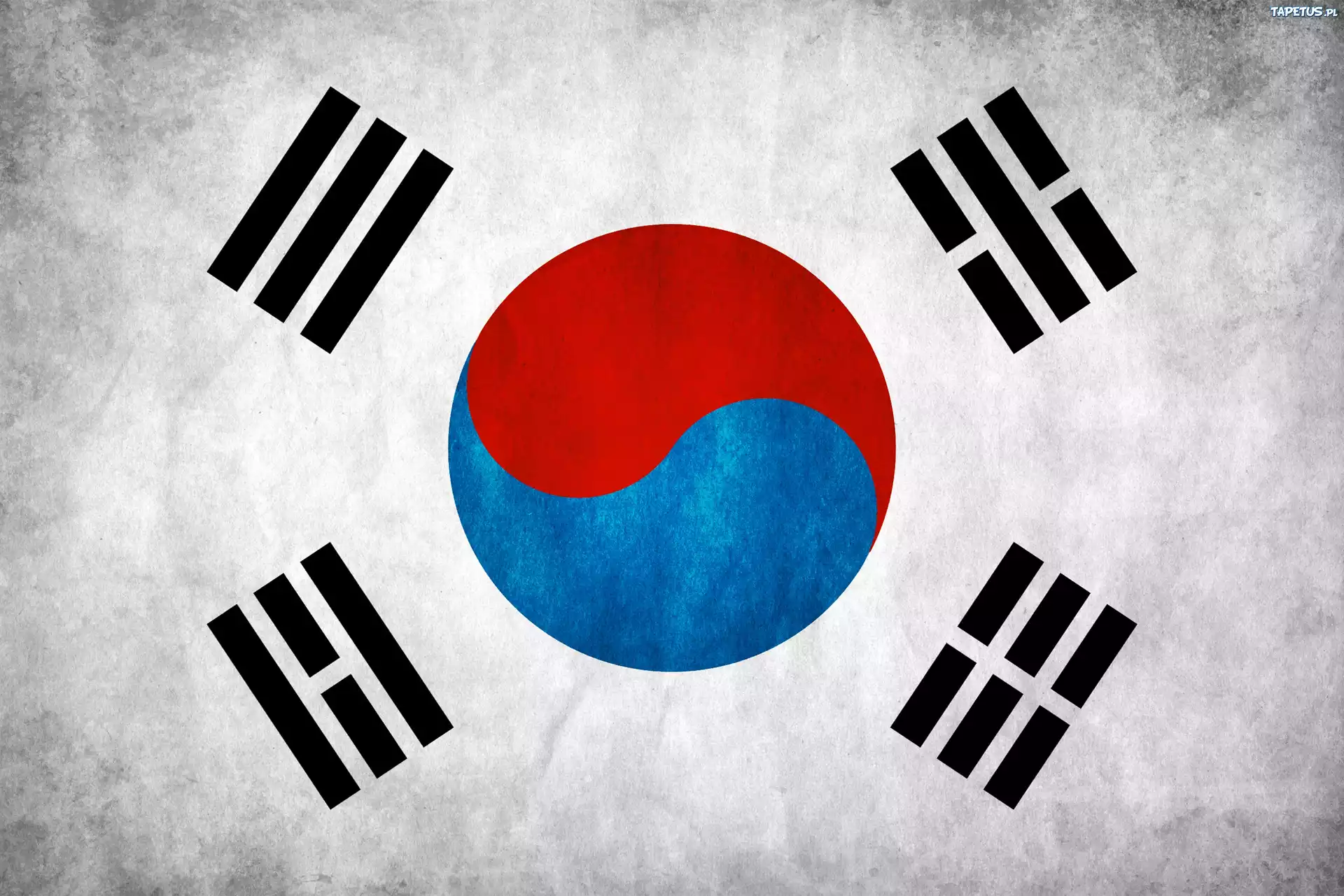 Flaga, Państwa, Korea Południowa