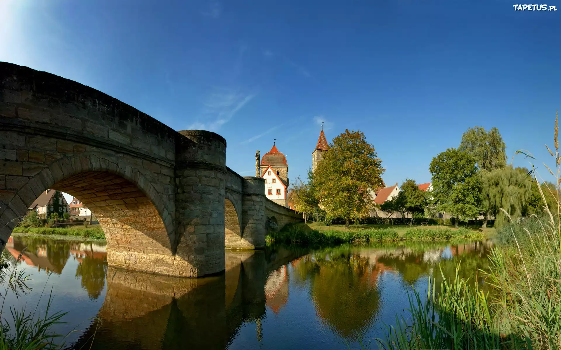 Niebo, Rzeka, Most, Kościół