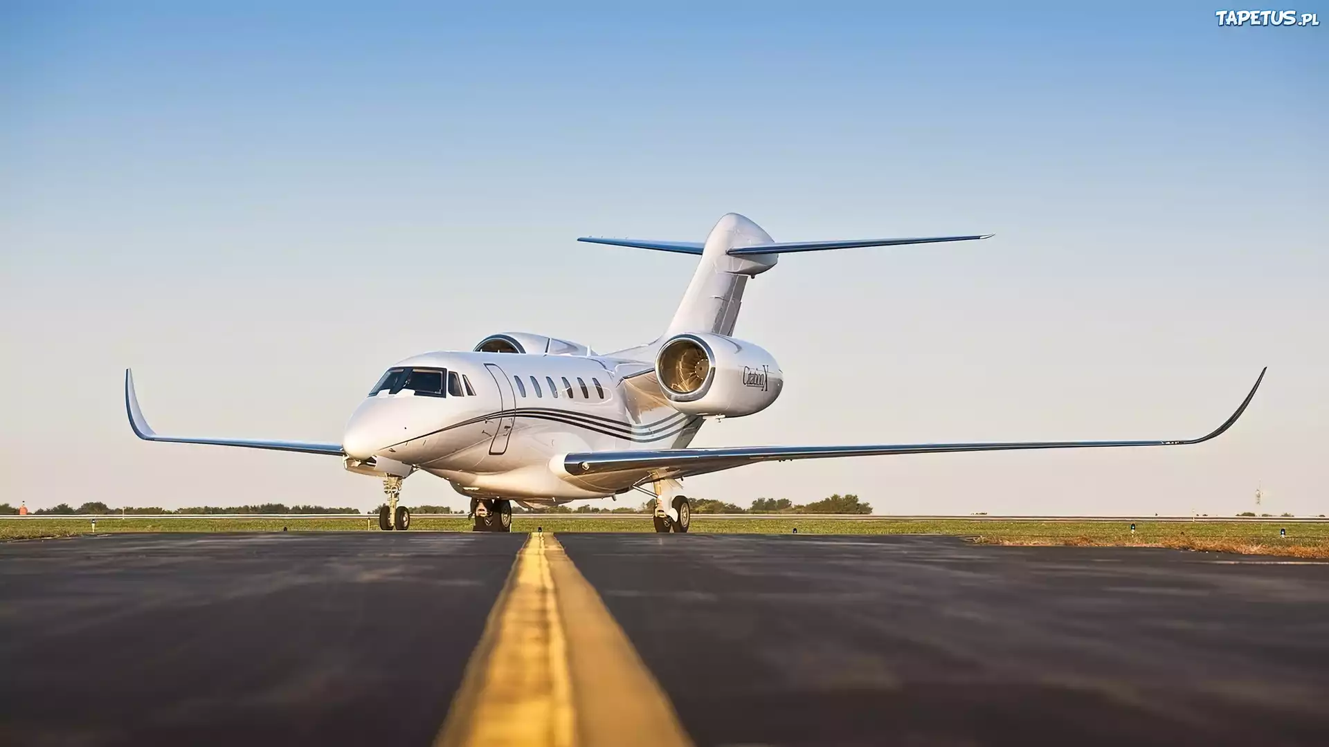 Samolot, Cessna Citation-X, Pas, Startowy