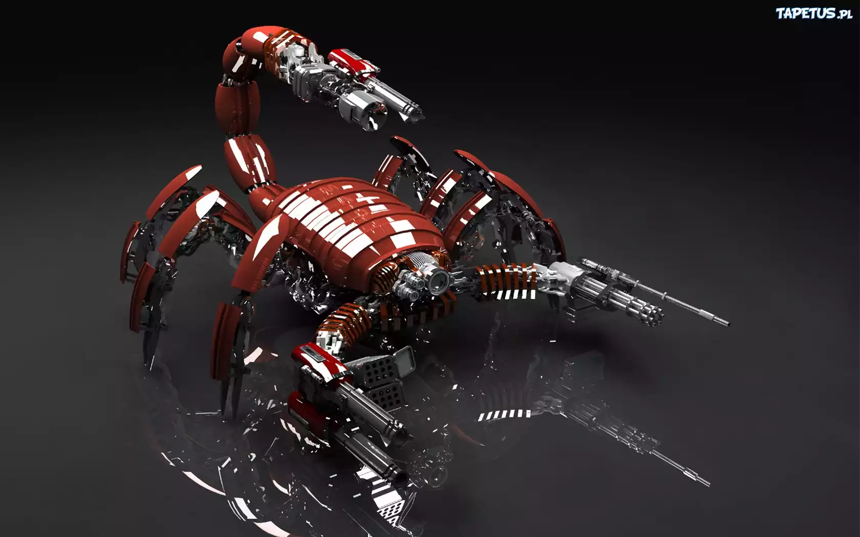 Czerwony, Mechaniczny, Skorpion