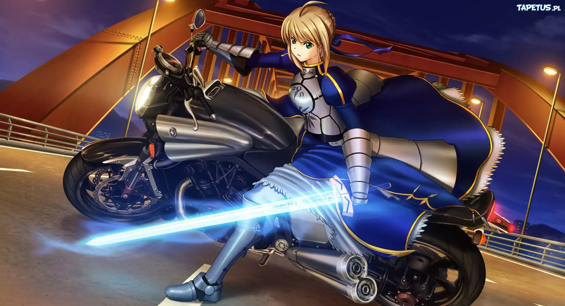 Anime, Dziewczyna, Miecz