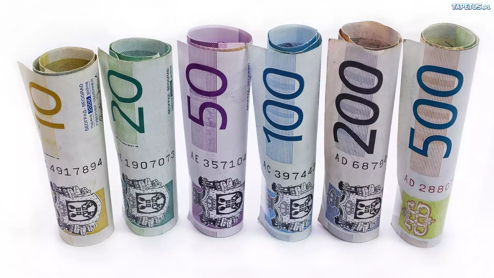 Euro, Pieniądze