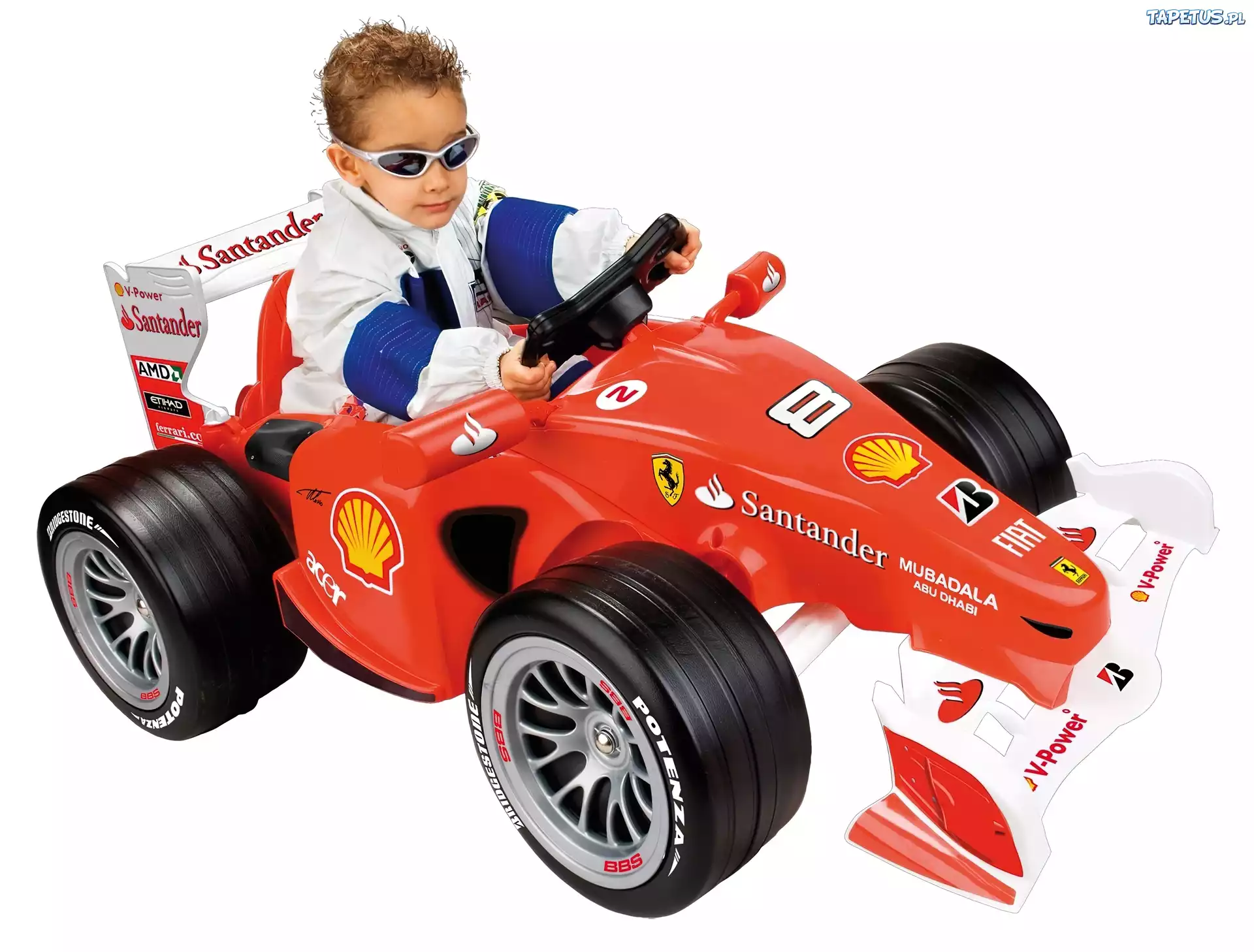 Dziecko, Okulary, Samochód, Zabawka, Ferrari