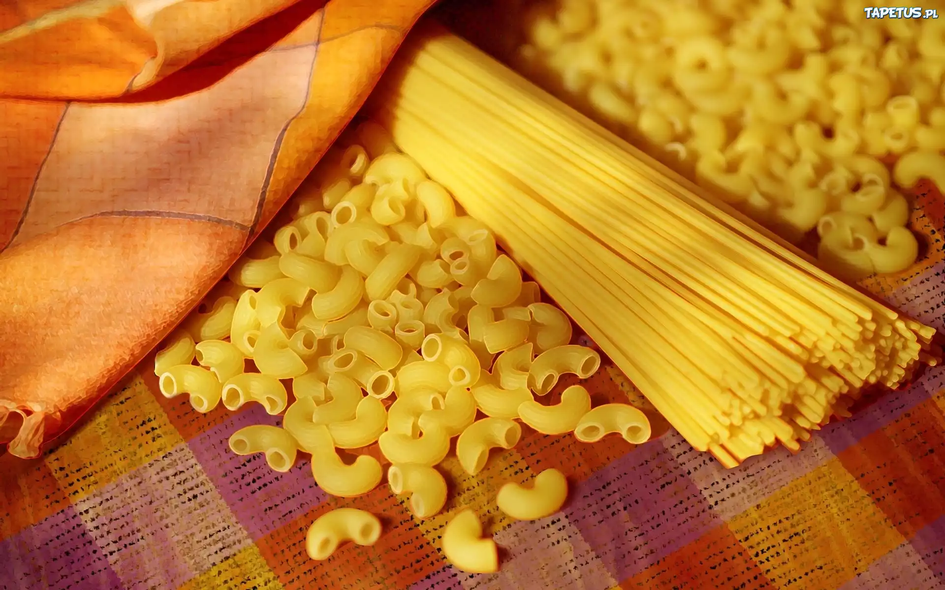 Makaron, Spagetti, Kolanka, Ściereczka