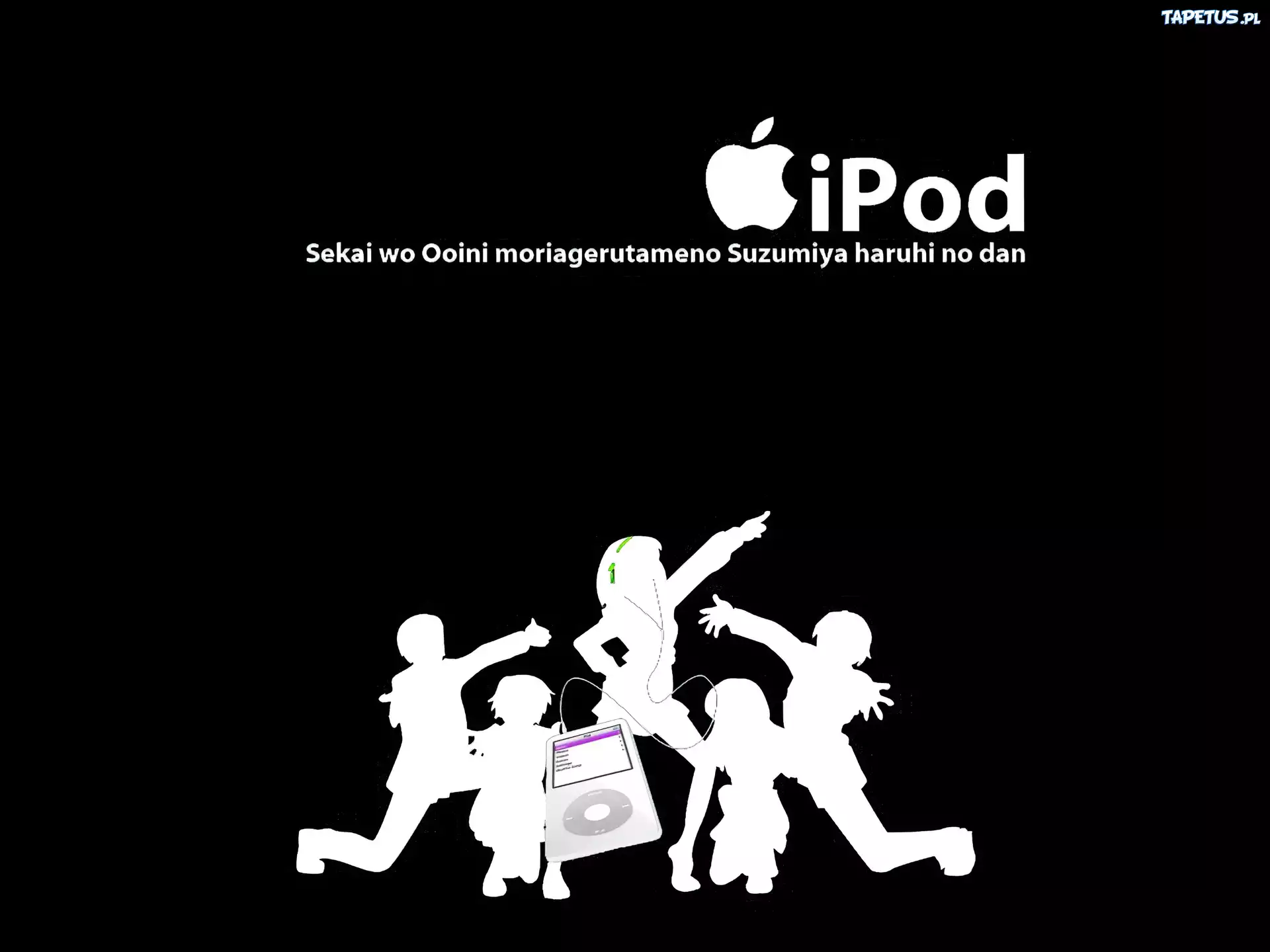 Suzumiya Haruhi No Yuuutsu, ipod, białe postacie