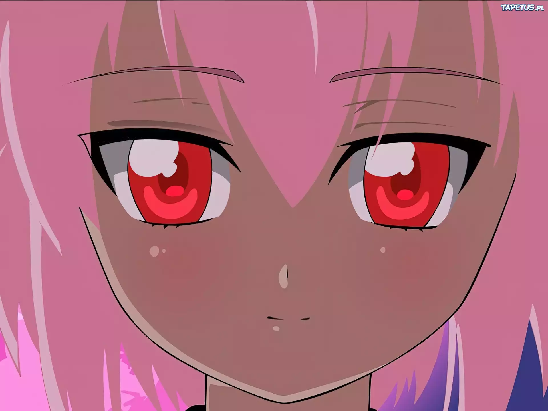 czerwone, oczy, Tsukuyomi Moon Phase