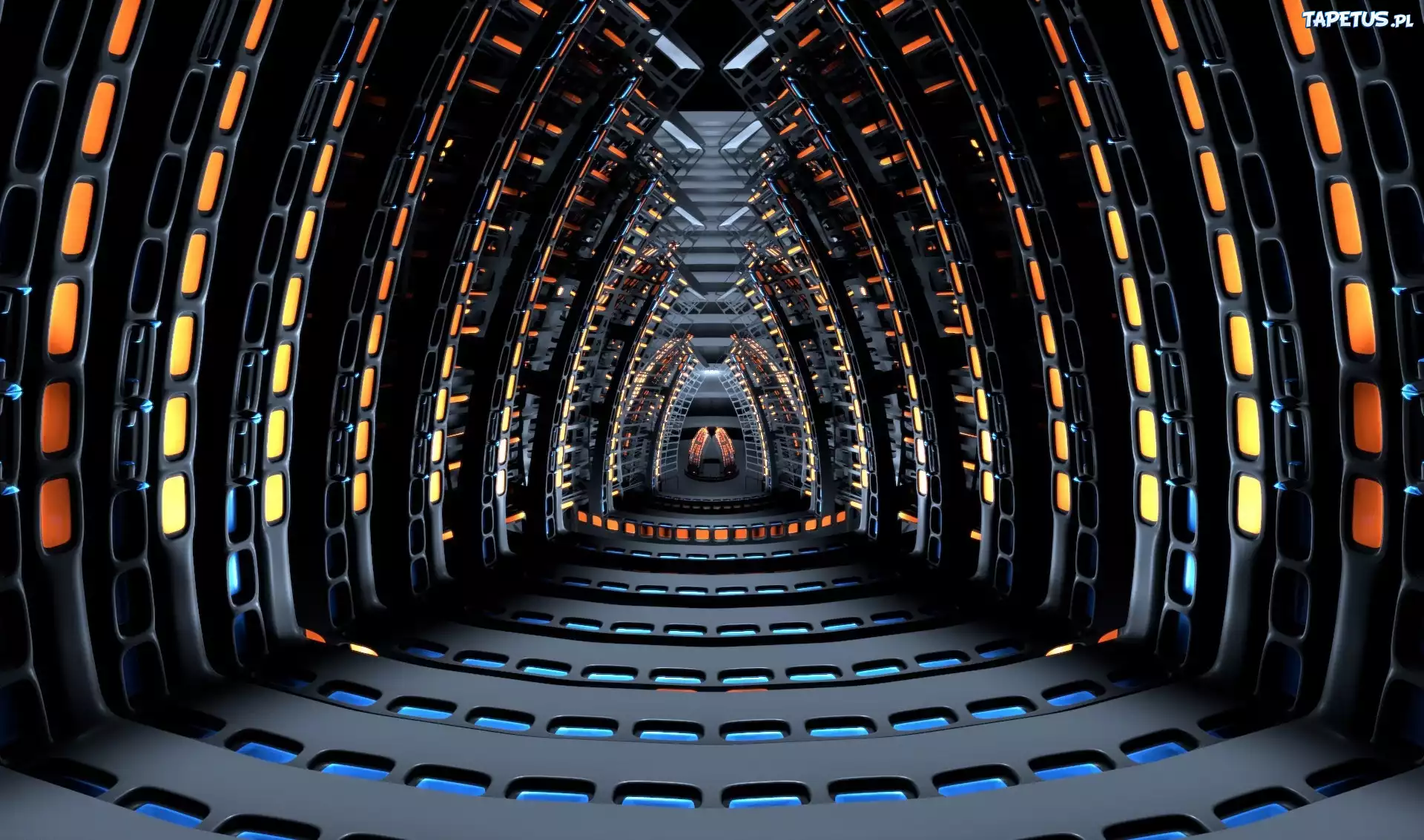 Tunel, Światła, Abstrakcja