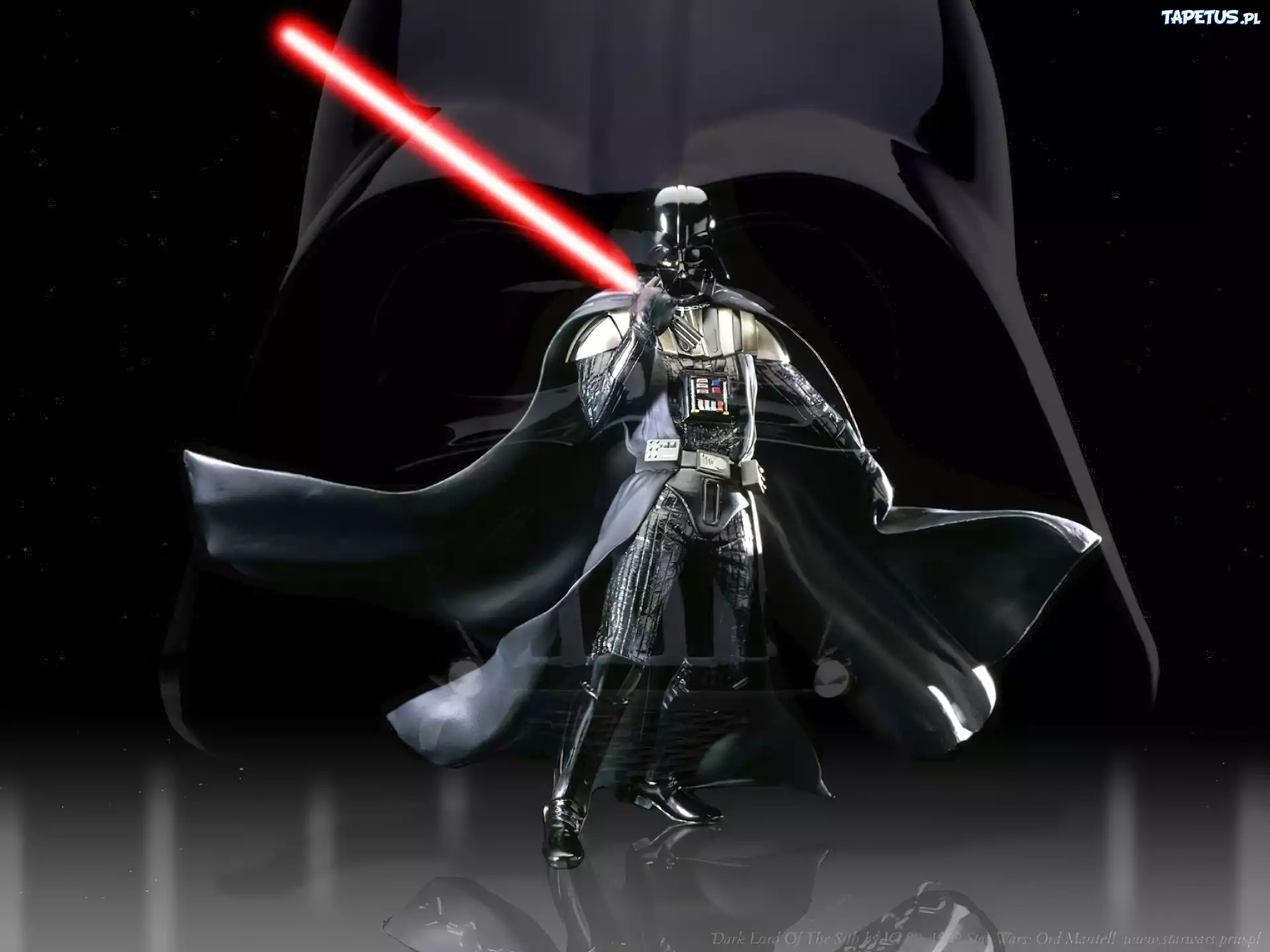 Star Wars, laser, peleryna, czarna, postać