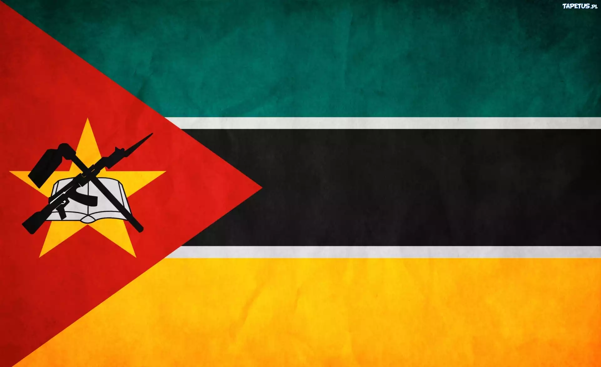 Flaga, Państwa, Republika Mozambiku