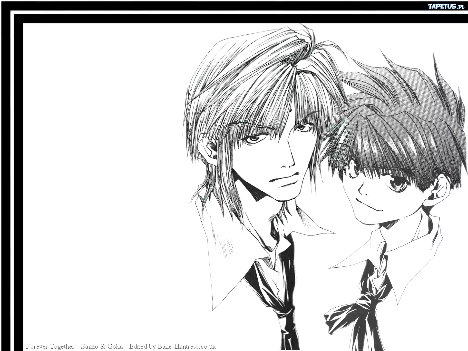 Saiyuki, krótkie włosy