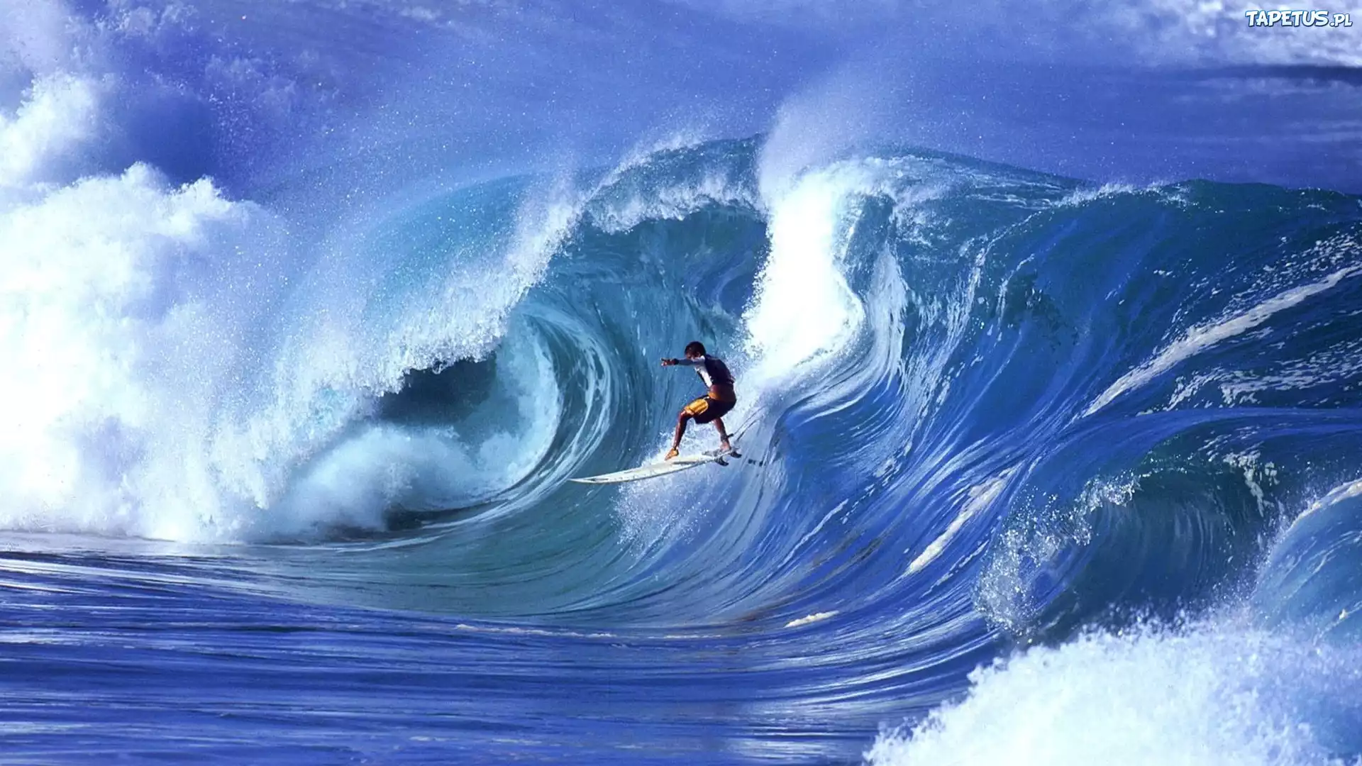 Ogromne, Fale, Surfing
