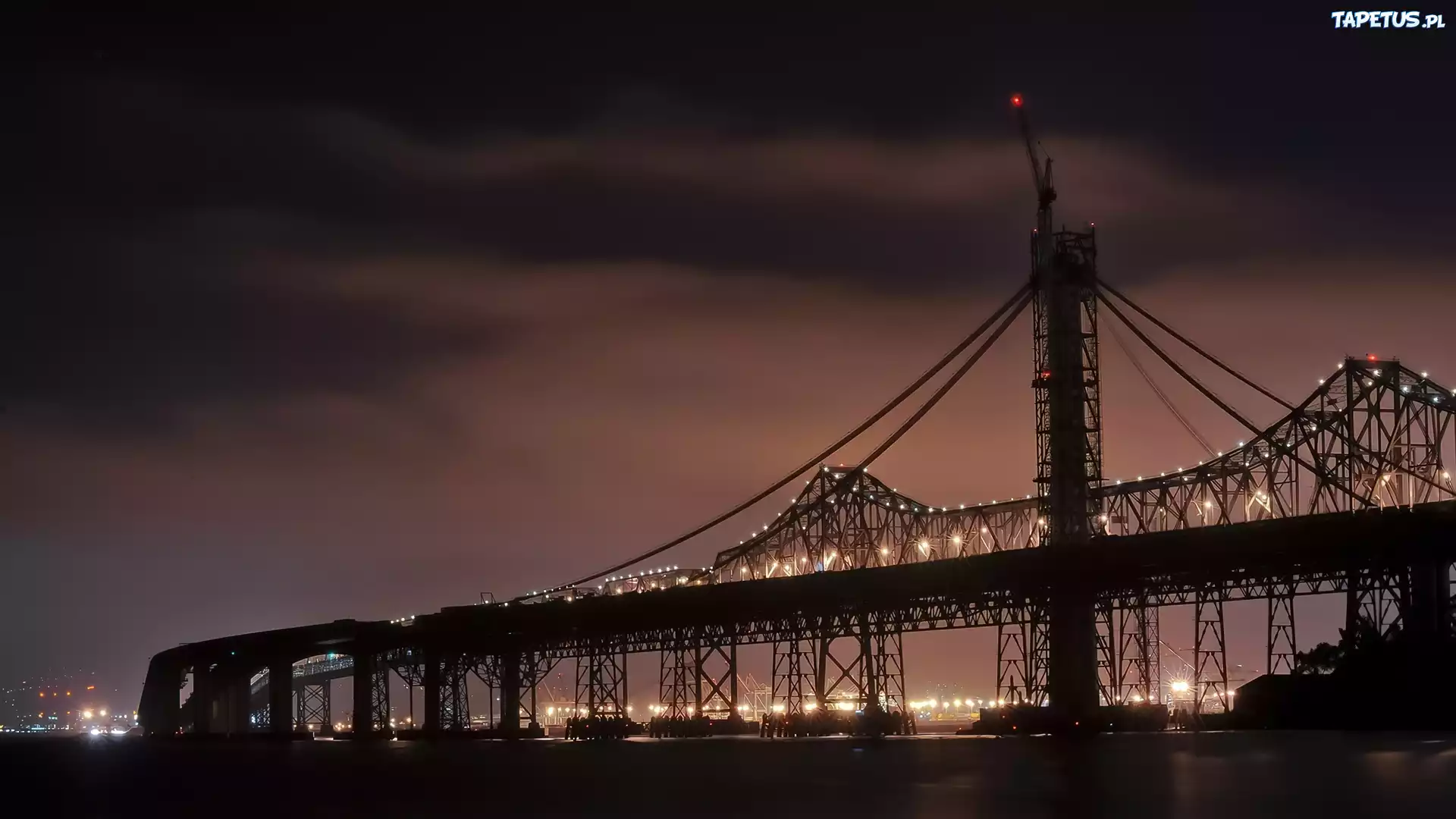 San Francisco, Bay Bridge, Noc
