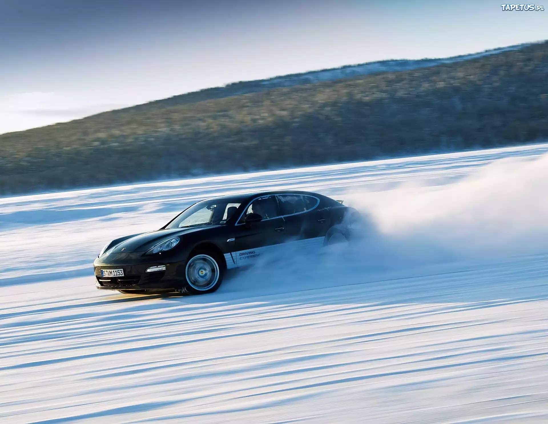 Porsche Panamera, Śnieg