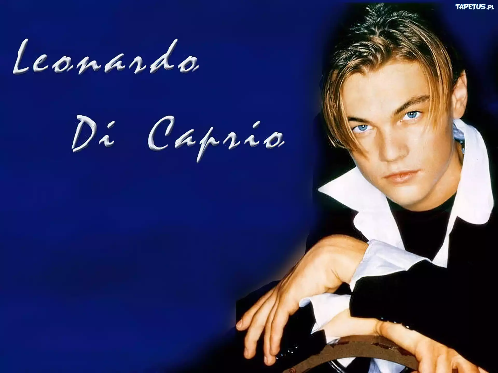 Leonardo DiCaprio,biała koszula