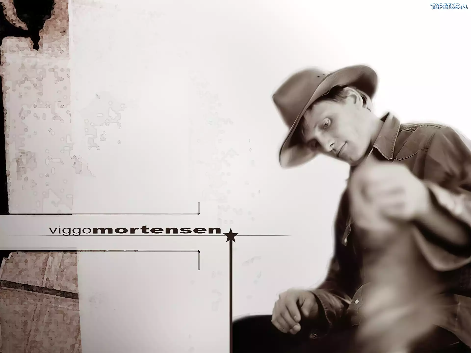 Viggo Mortensen,kapelusz
