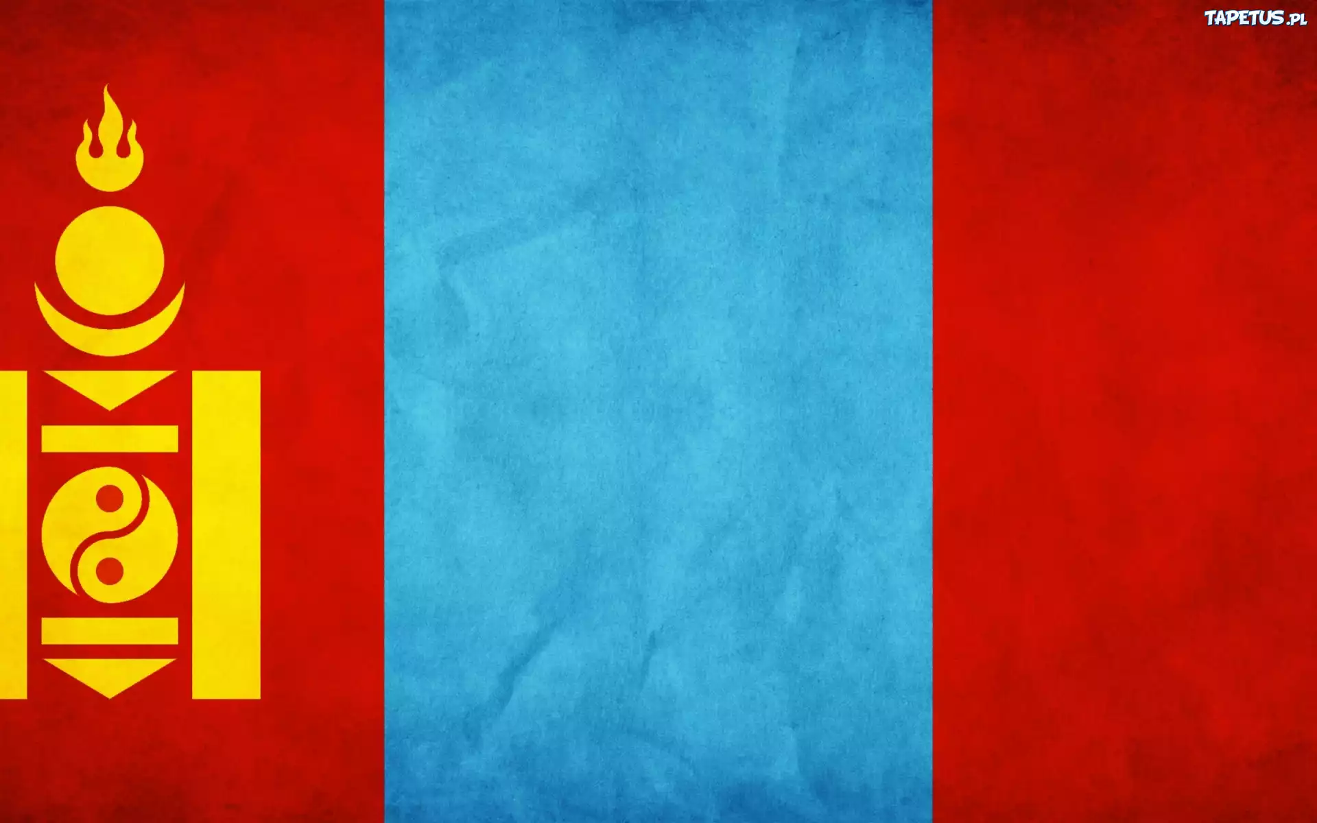 Flaga, Państwa, Mongolia