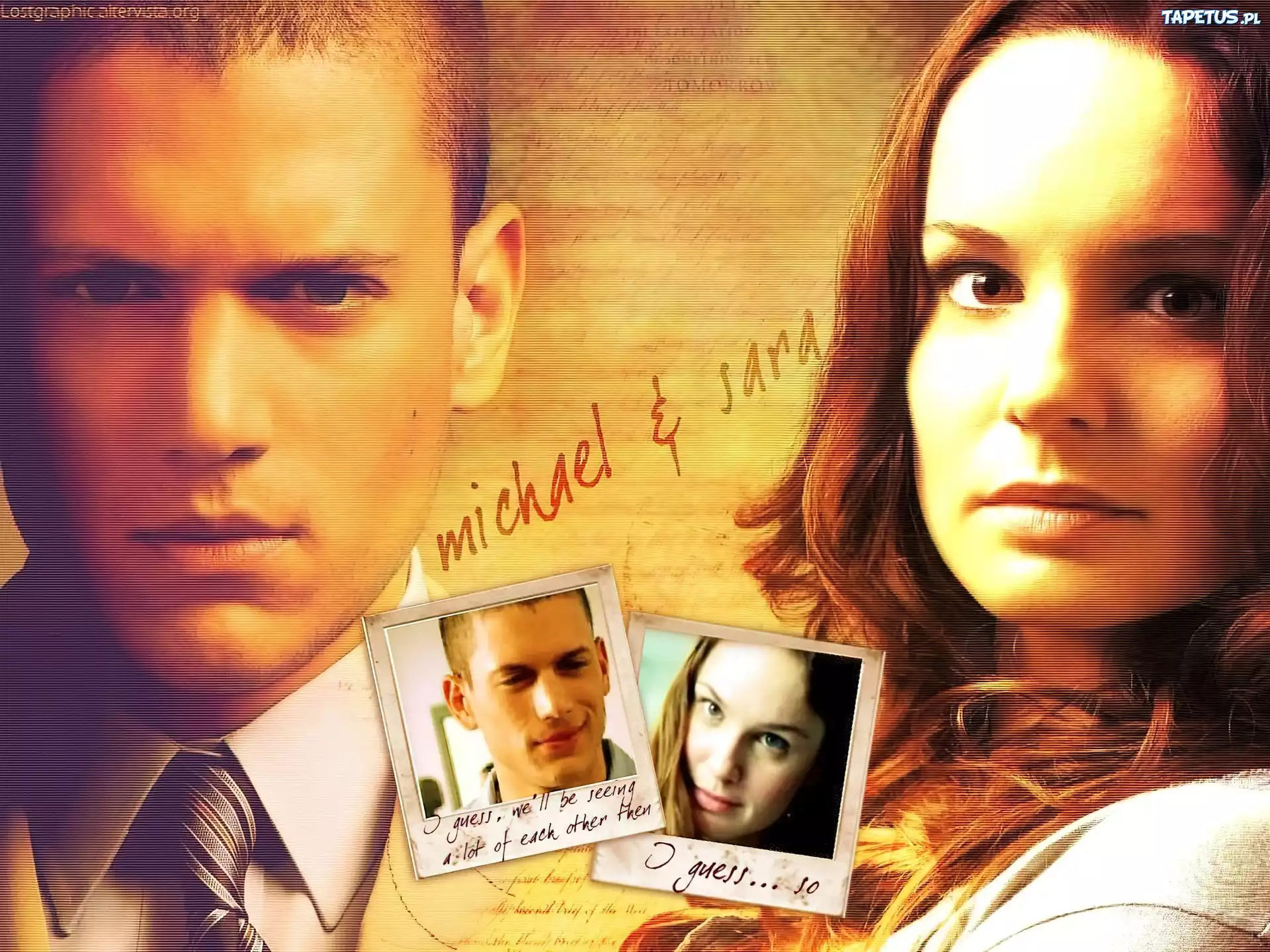 Prison Break, Sarah Wayne Callies, Wentworth Miller, krawat