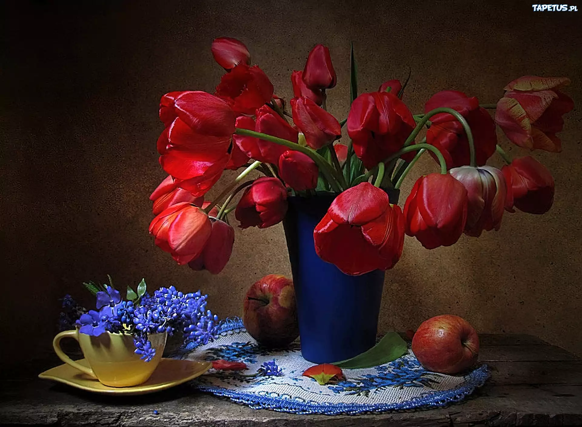 Tulipany, Wazon