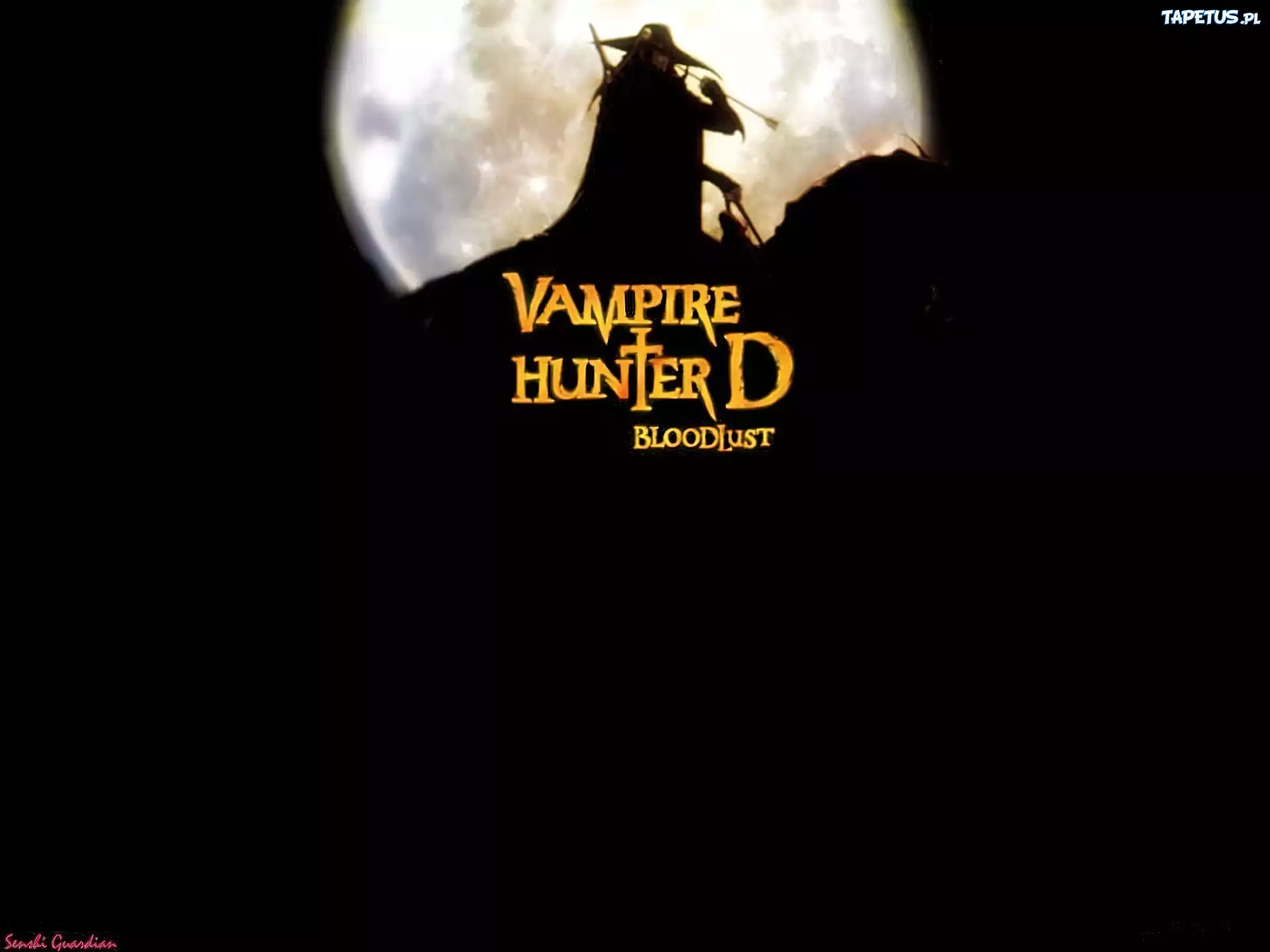 Vampire Hunter D - Bloodlust, księżyc, ciemno