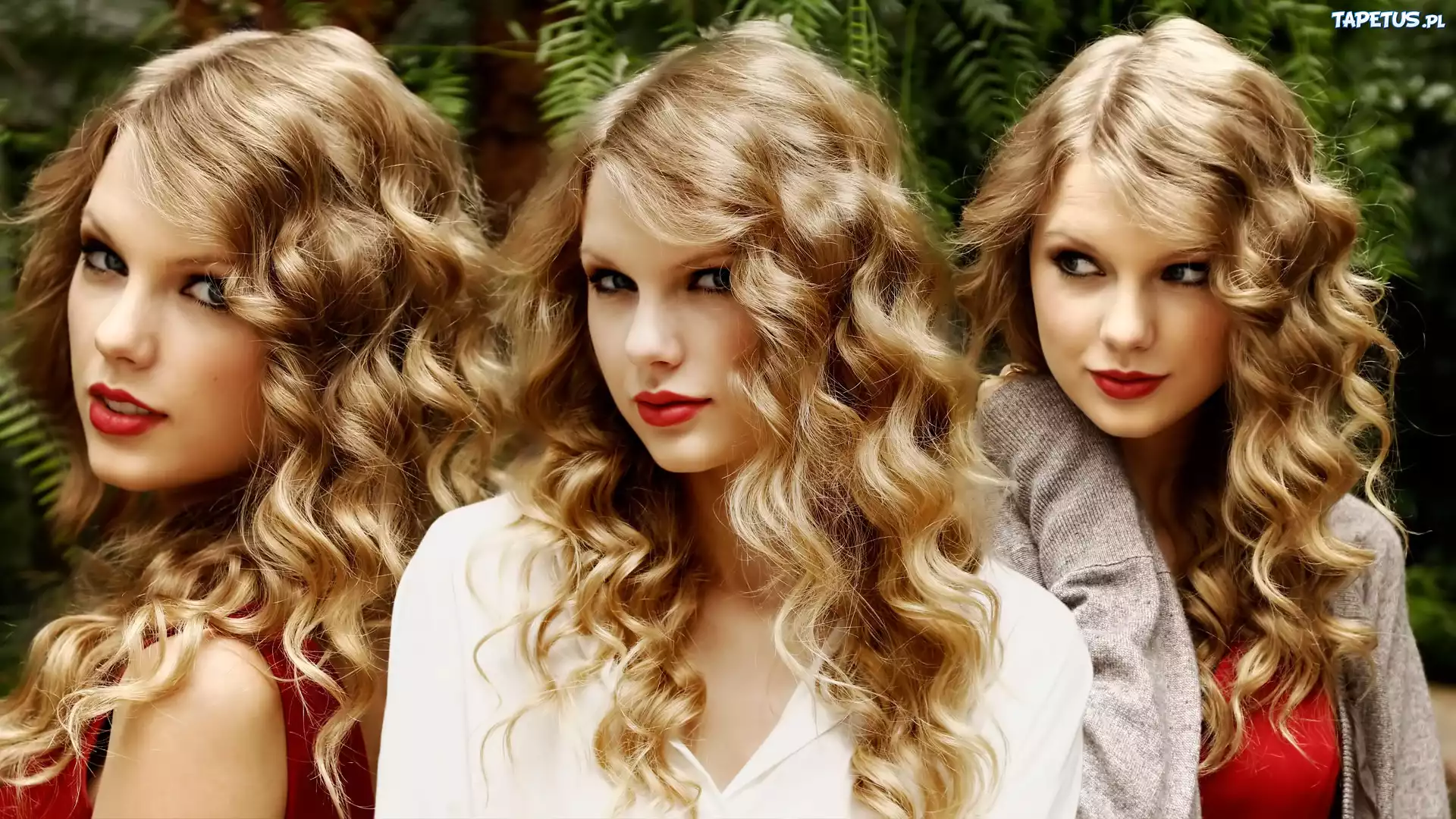 Taylor Swift, Długie, Kręcone, Blond, Włosy