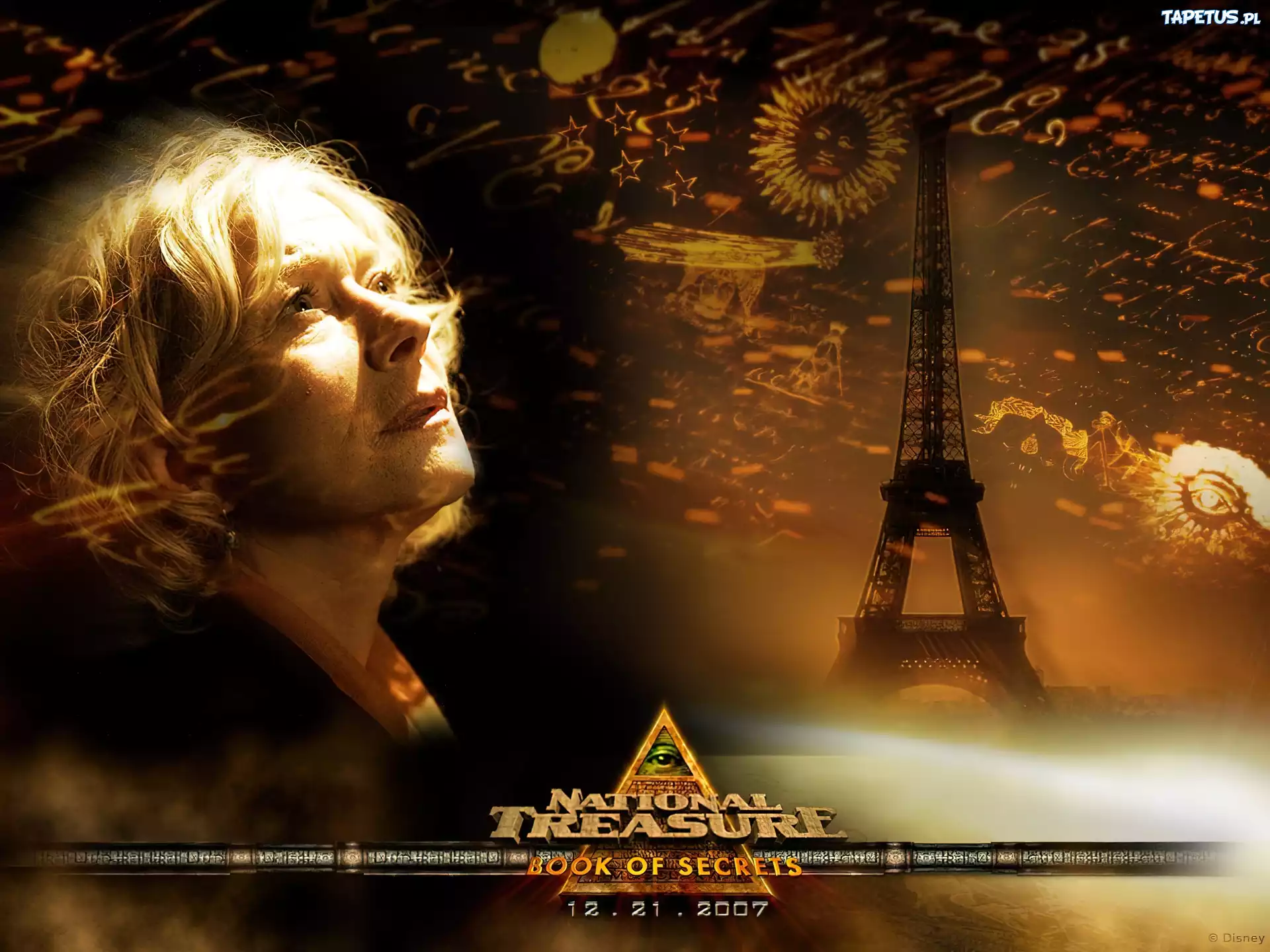 National Treasure 2 - The Book Of Secrets, Helen Mirren, Wieża Eiffla