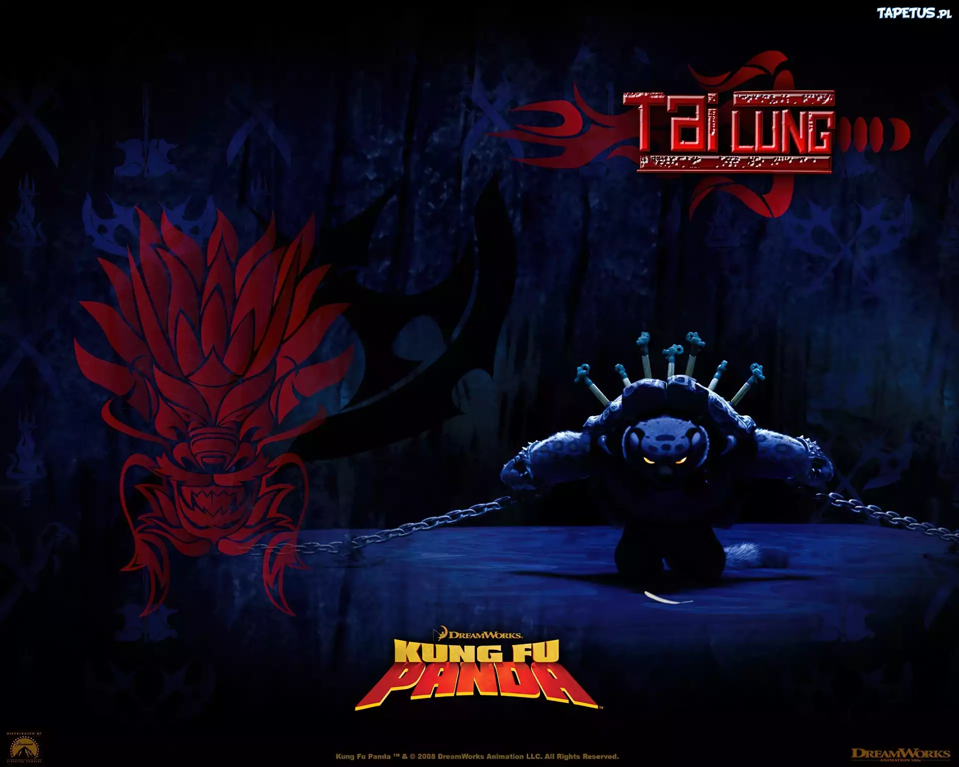 Kung Fu Panda, Tai Lung, łańcuchy